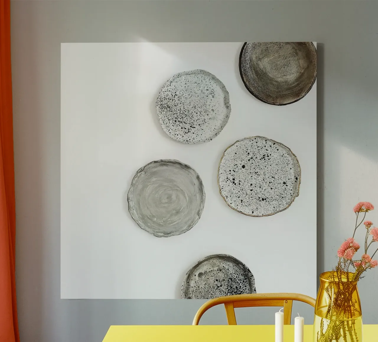 Quiete rustica tela con Cornice a cassetta da PhotoVibe Decor