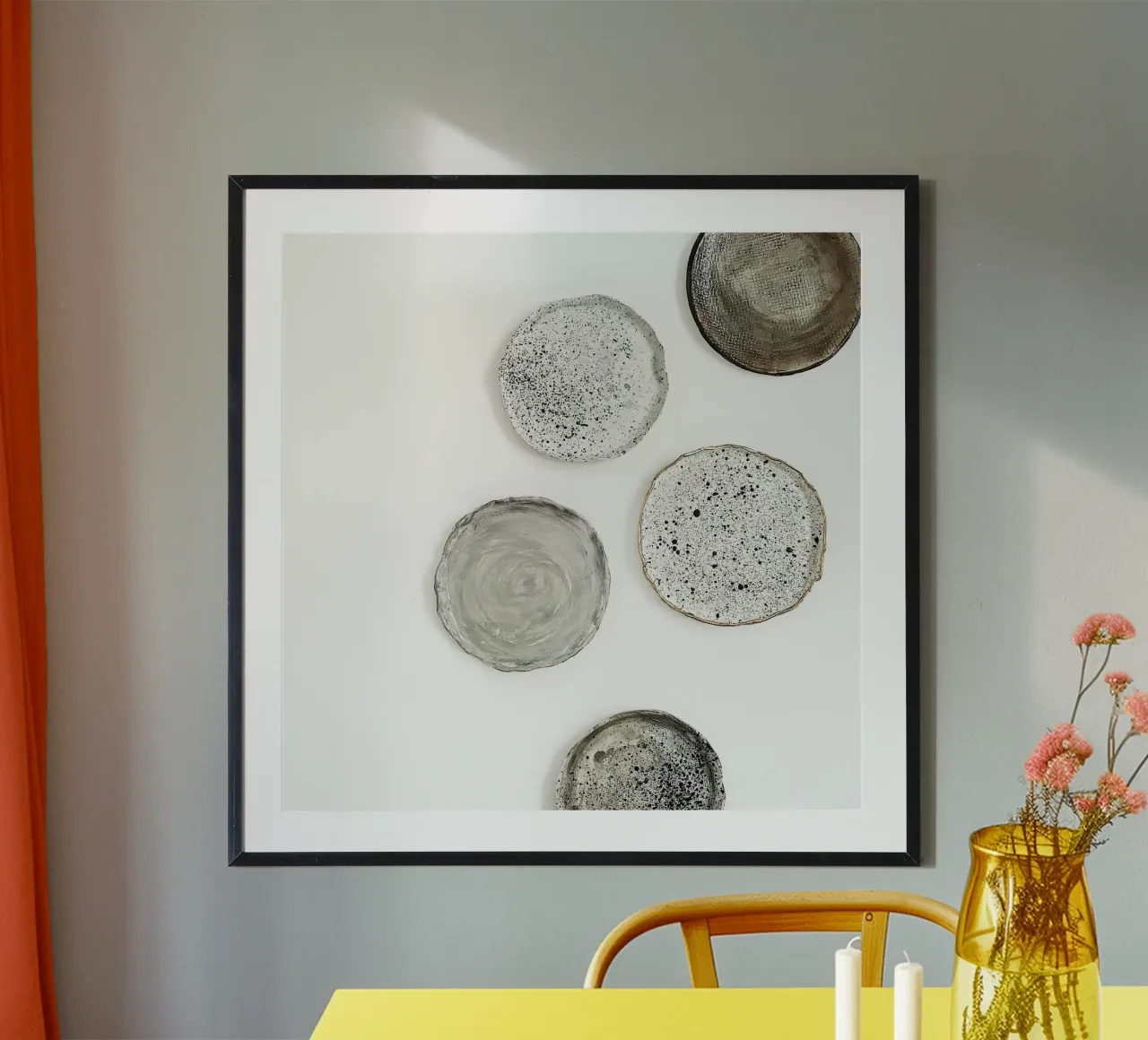 Quiete rustica poster con telaio in alluminio da PhotoVibe Decor
