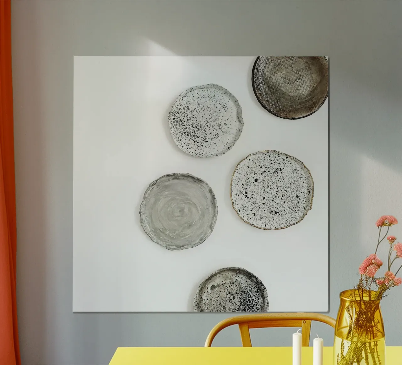 Quiete rustica poster con telaio in alluminio da PhotoVibe Decor