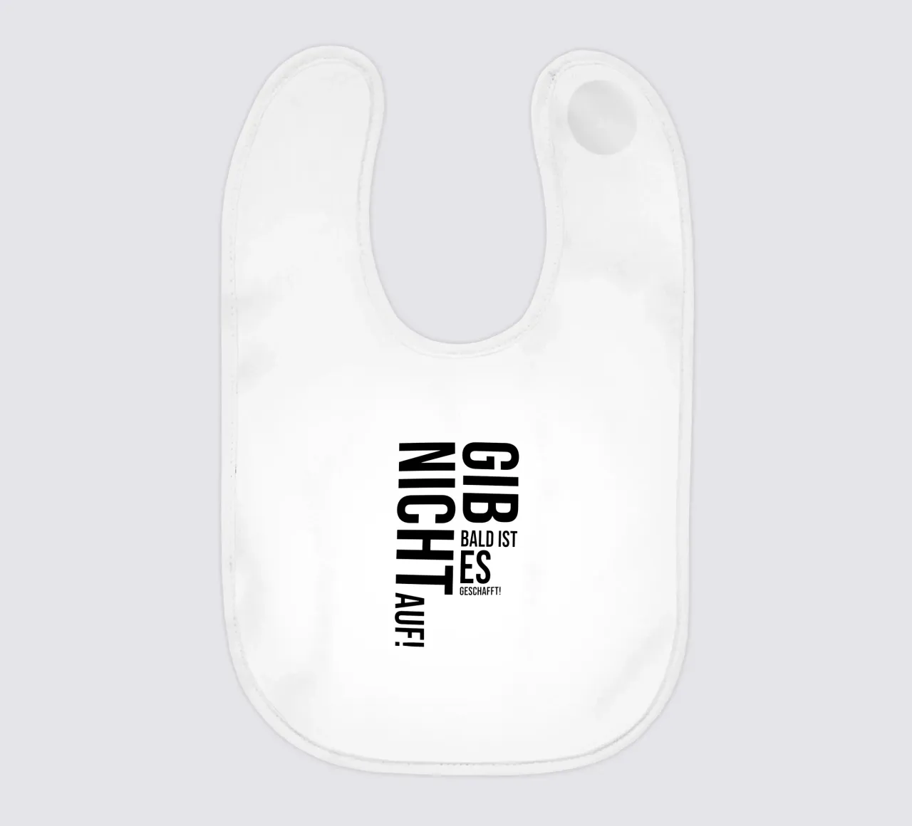 Non arrendetevi bavaglino da YV TYPOGRAPHY