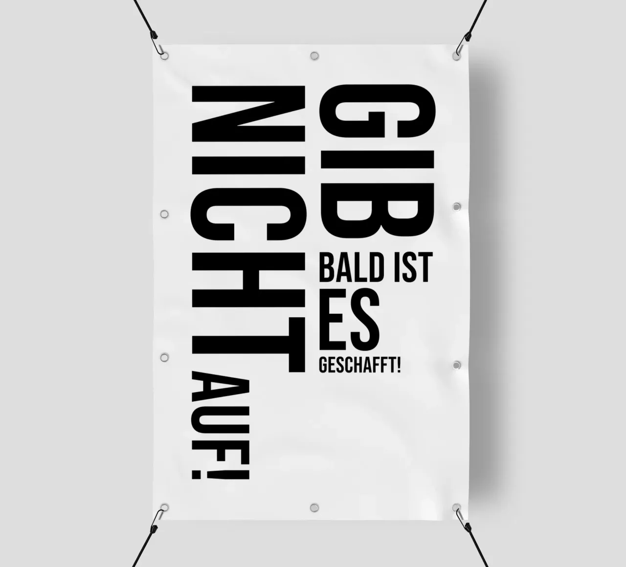 Non arrendetevi telo in pvc da YV TYPOGRAPHY