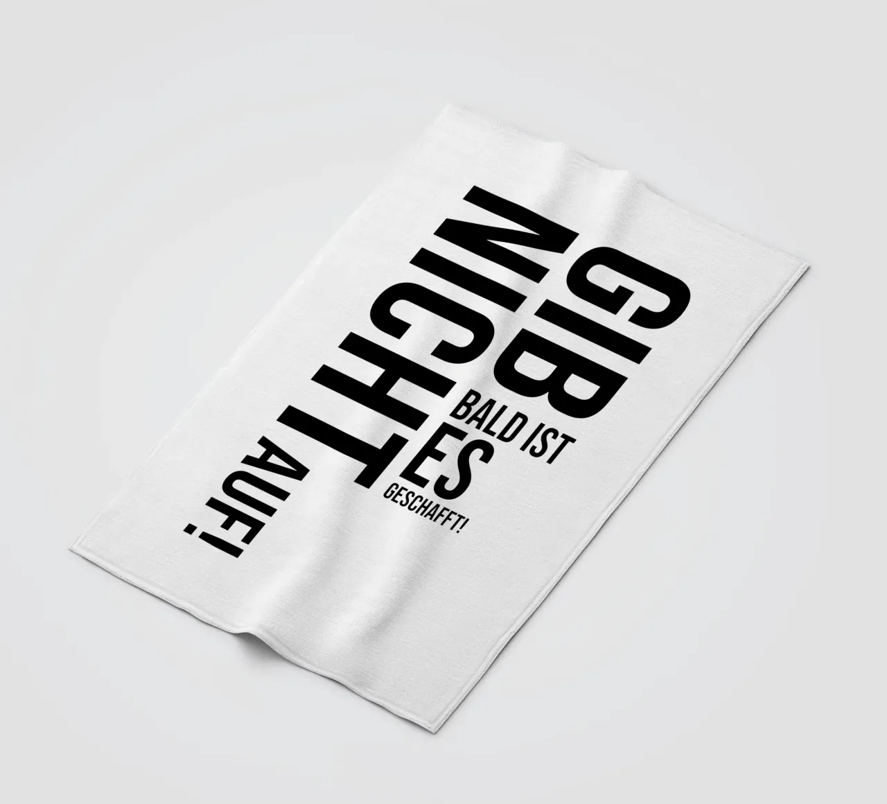 Non arrendetevi coperta in pile da YV TYPOGRAPHY