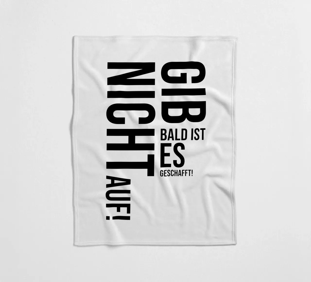 Non arrendetevi coperta in pile da YV TYPOGRAPHY