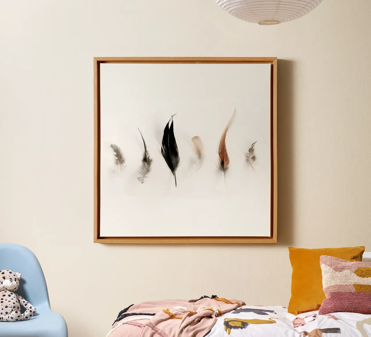 Quiete rustica tela con Cornice a cassetta da PhotoVibe Decor