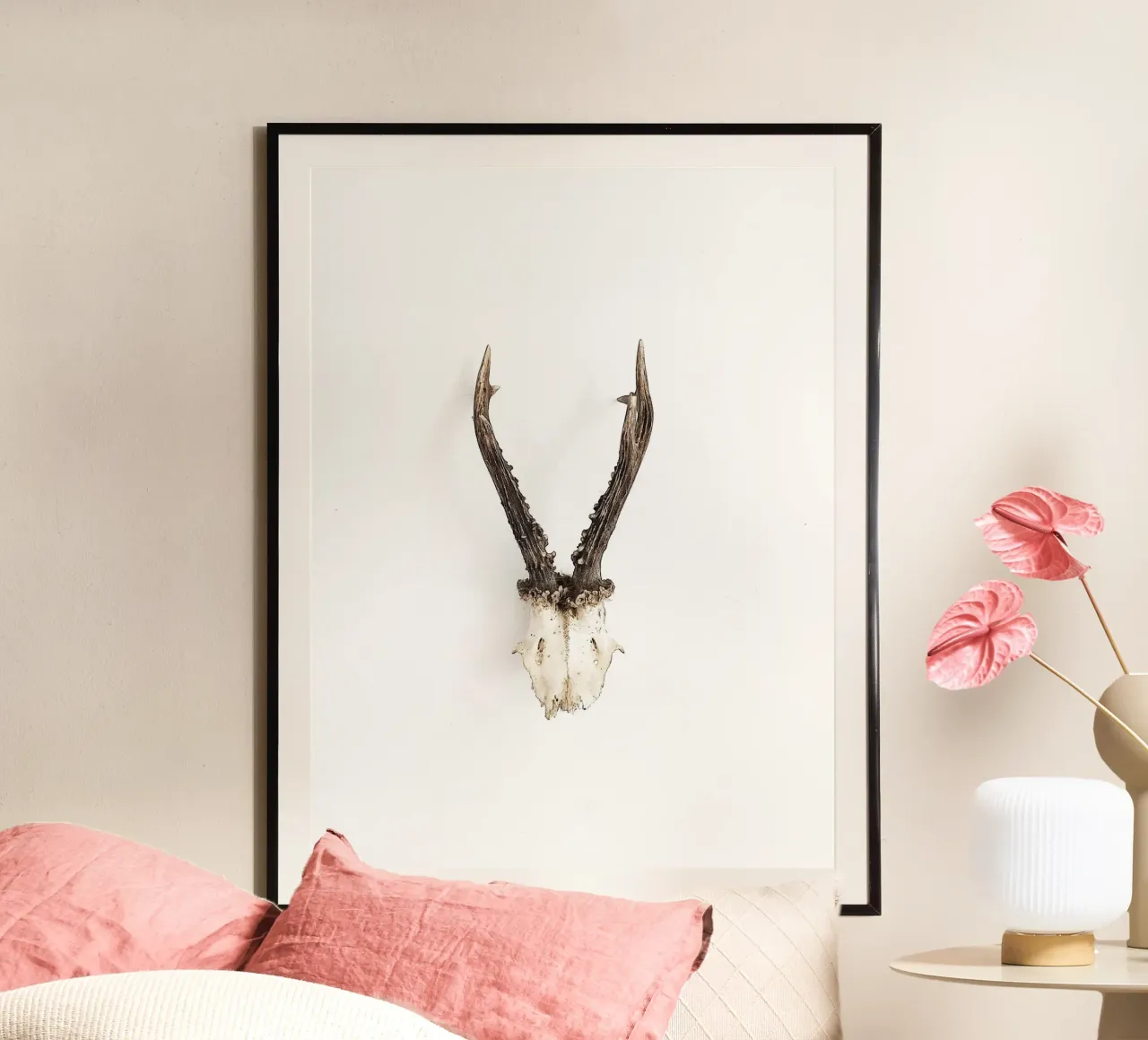 Quiete rustica poster con telaio in alluminio da PhotoVibe Decor