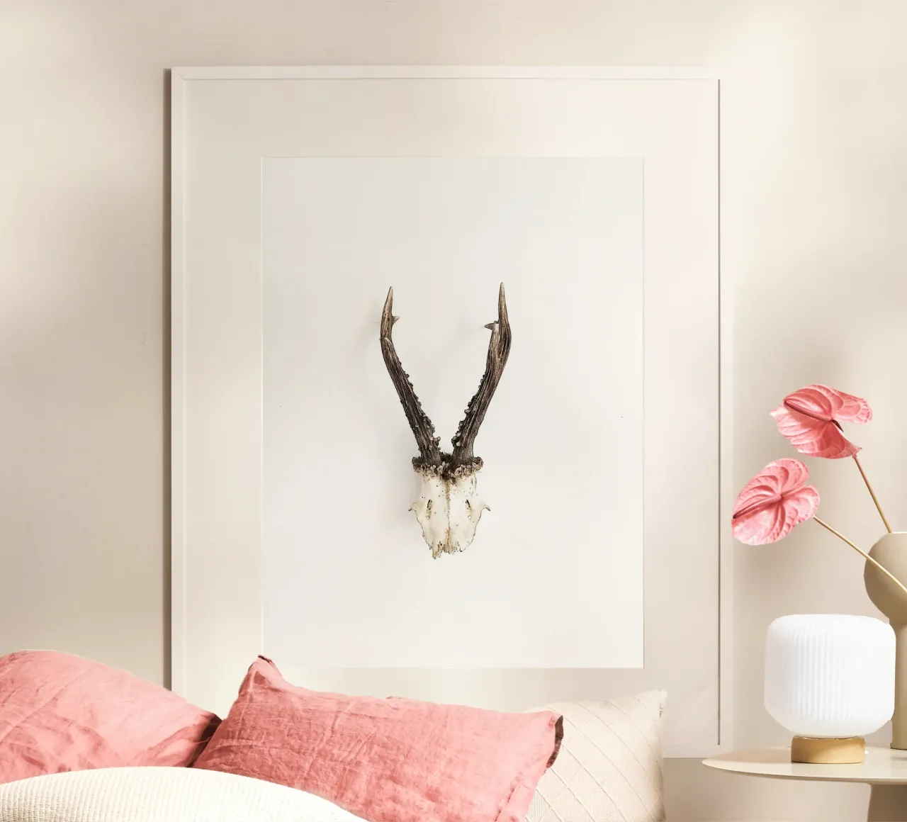 Quiete rustica poster con telaio in alluminio da PhotoVibe Decor