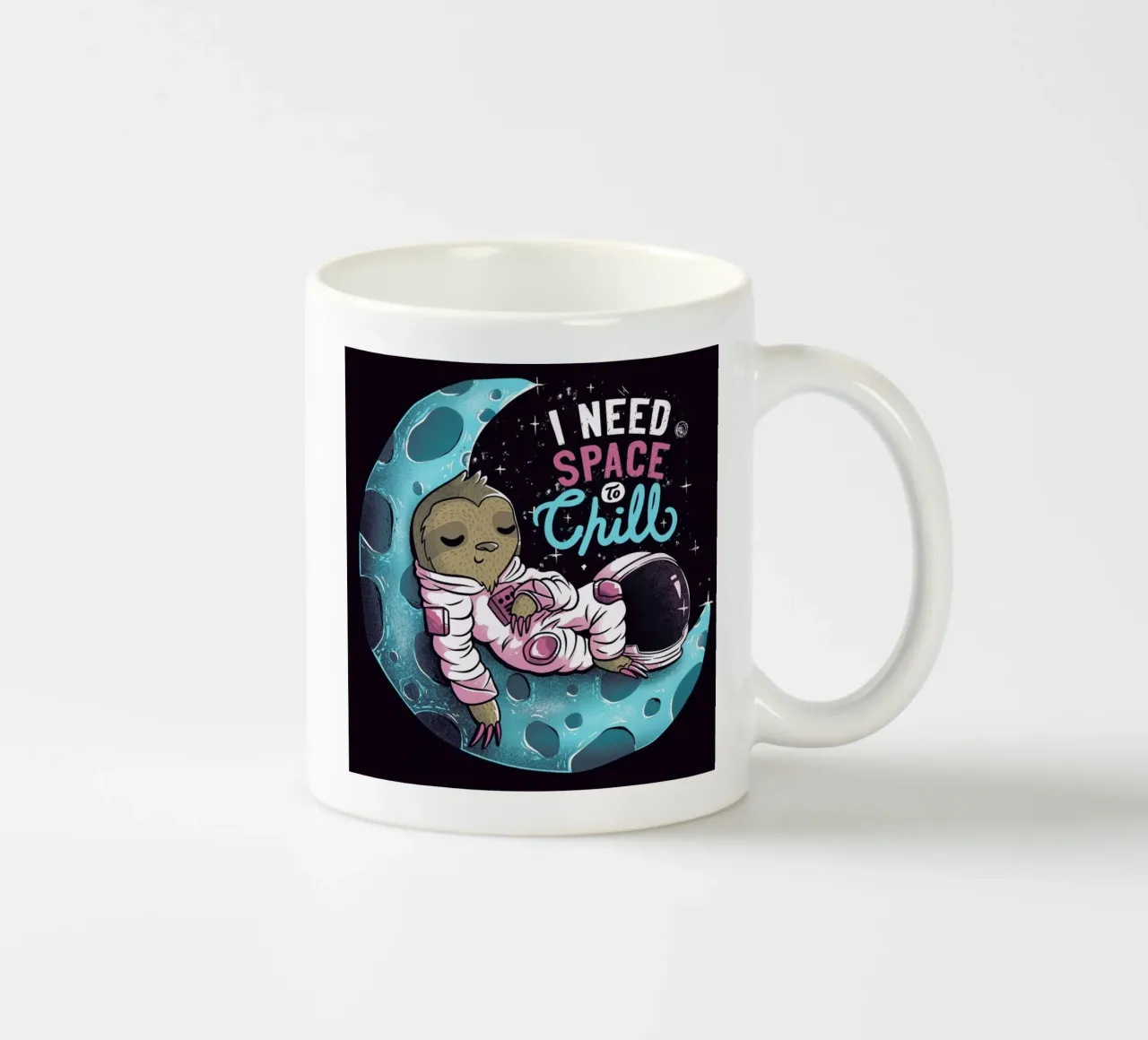 I Need Space To Chill tazza in ceramica da Tobe Fonseca