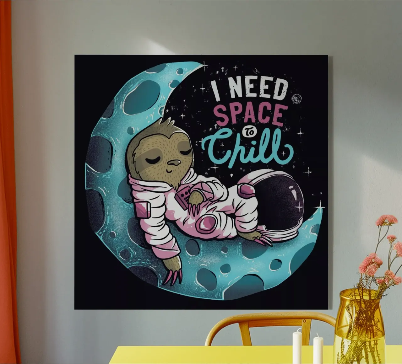 I Need Space To Chill plexiglass da Tobe Fonseca