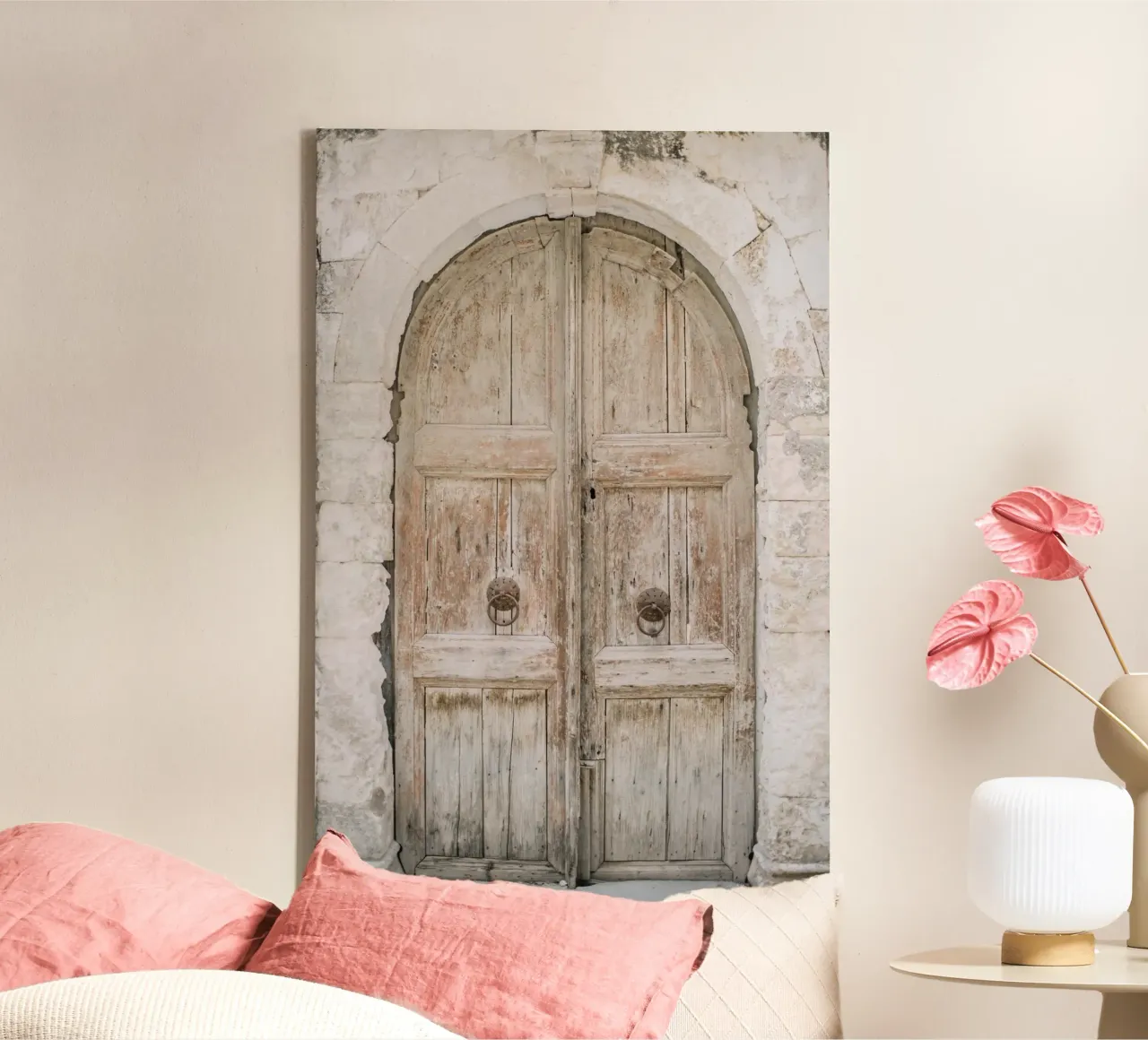 Quiete rustica tela con Cornice a cassetta da PhotoVibe Decor