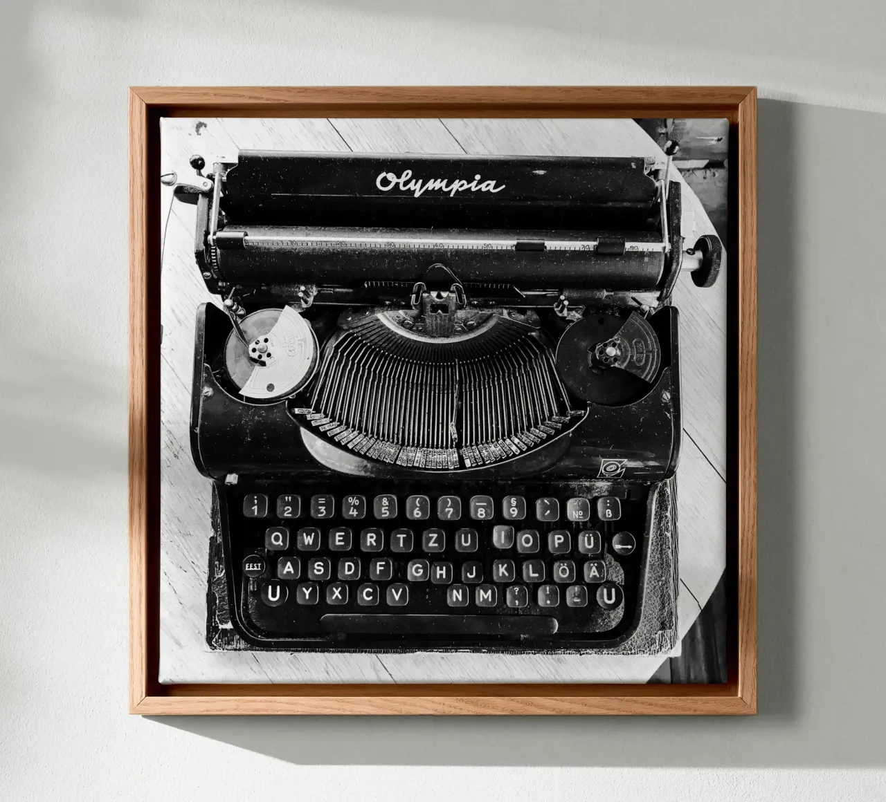Quiete rustica tela con Cornice a cassetta da PhotoVibe Decor