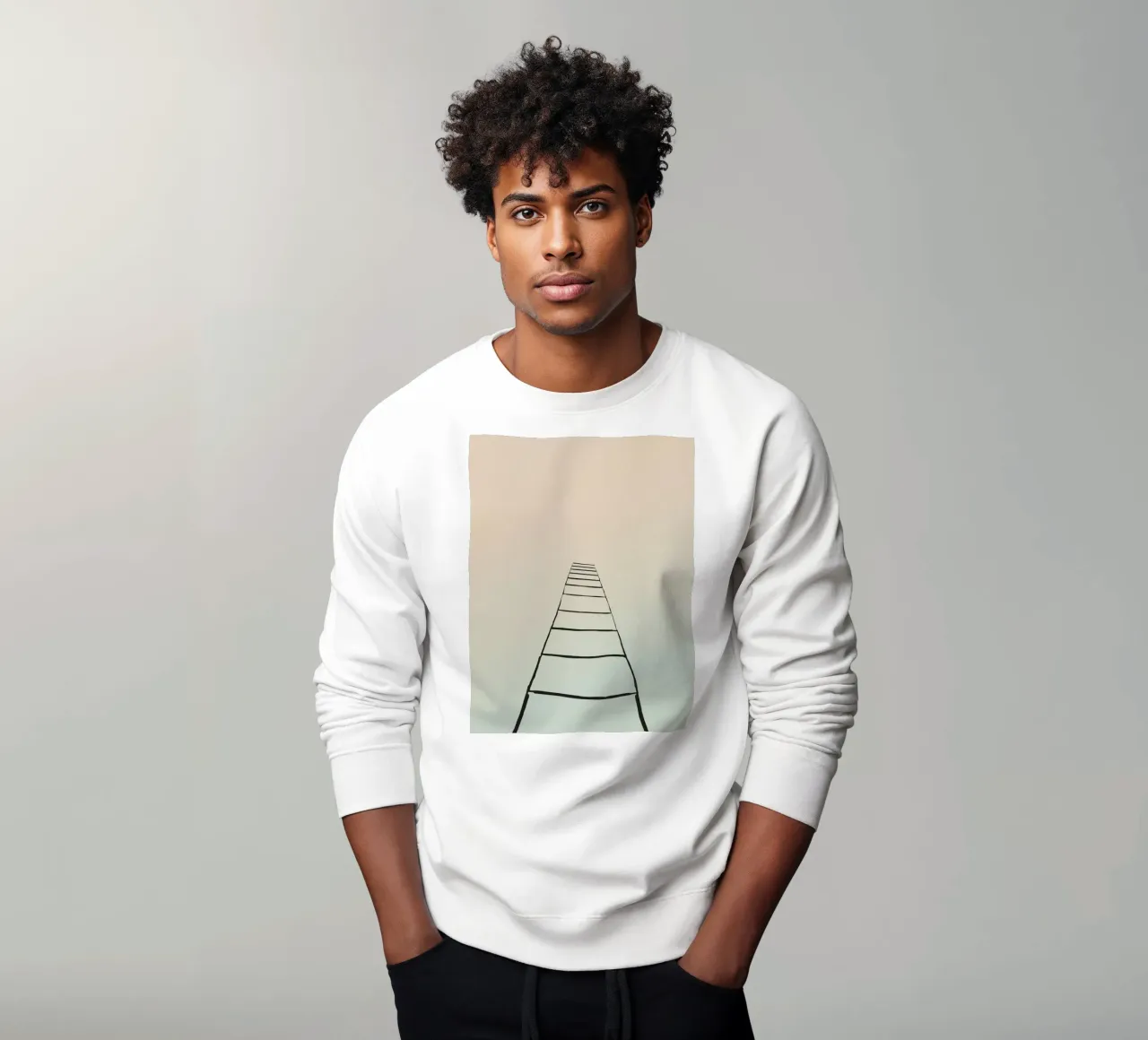 Himmelstreppe Sweatshirt von DesignDoodle