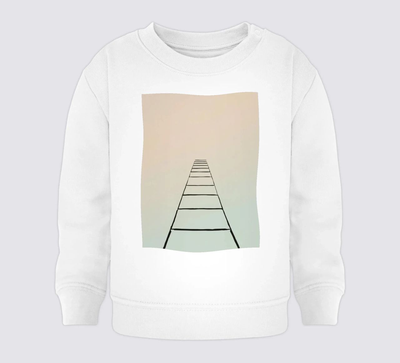 scala per il paradiso felpa neonato da DesignDoodle