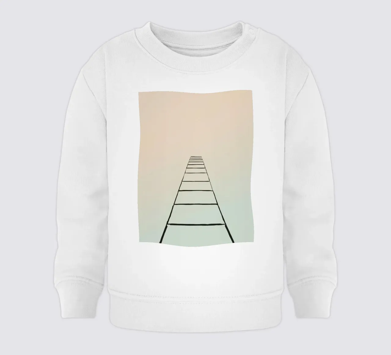 scala per il paradiso felpa neonato da DesignDoodle