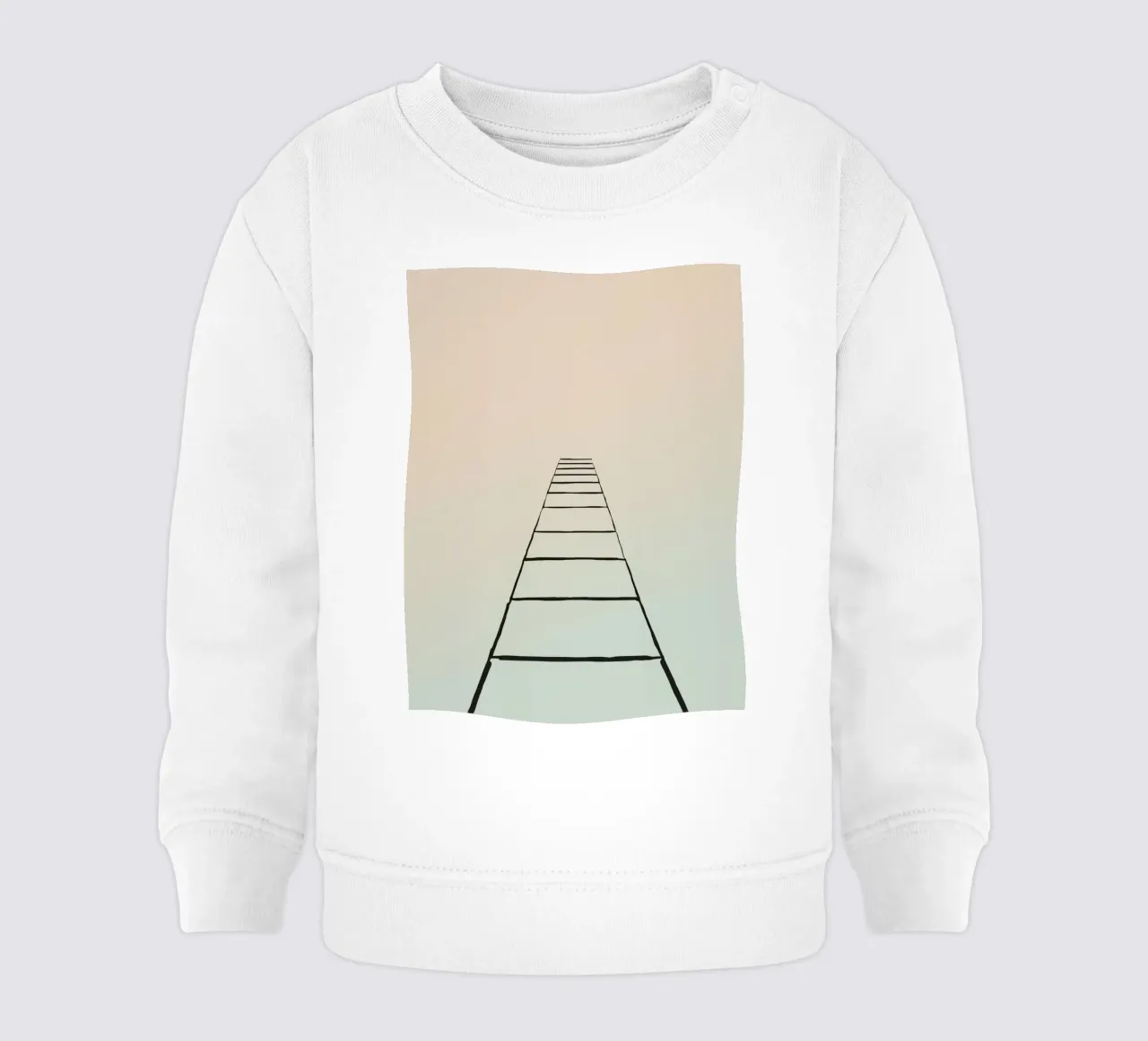 stairway to heaven baby sweatshirt by DesignDoodle