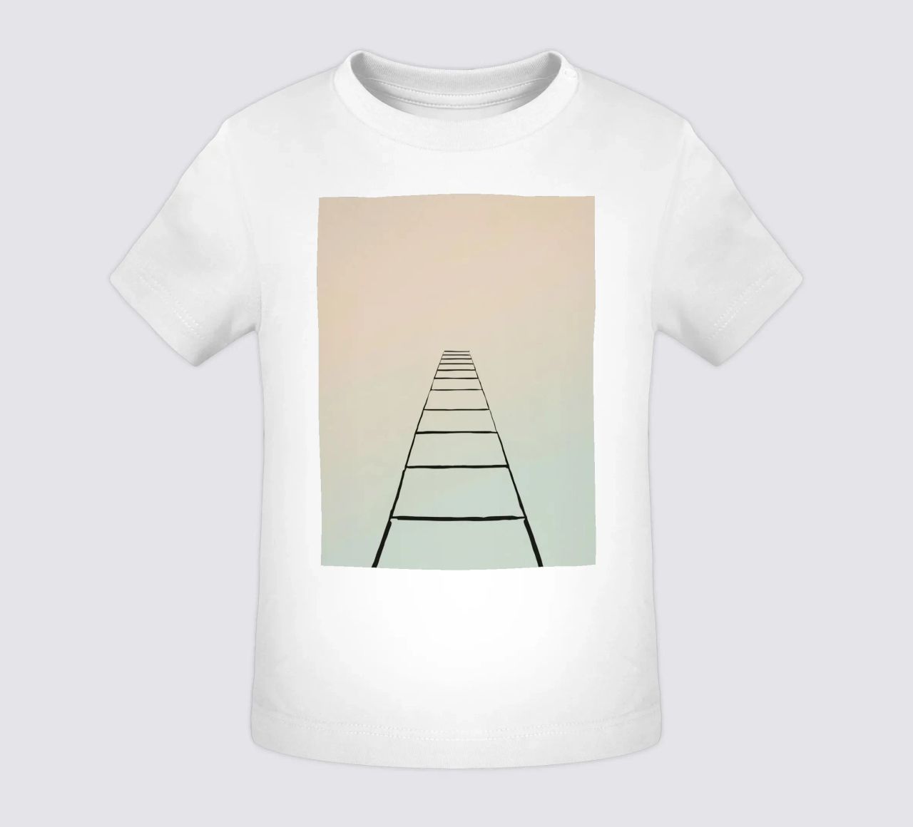 scala per il paradiso maglietta neonato da DesignDoodle