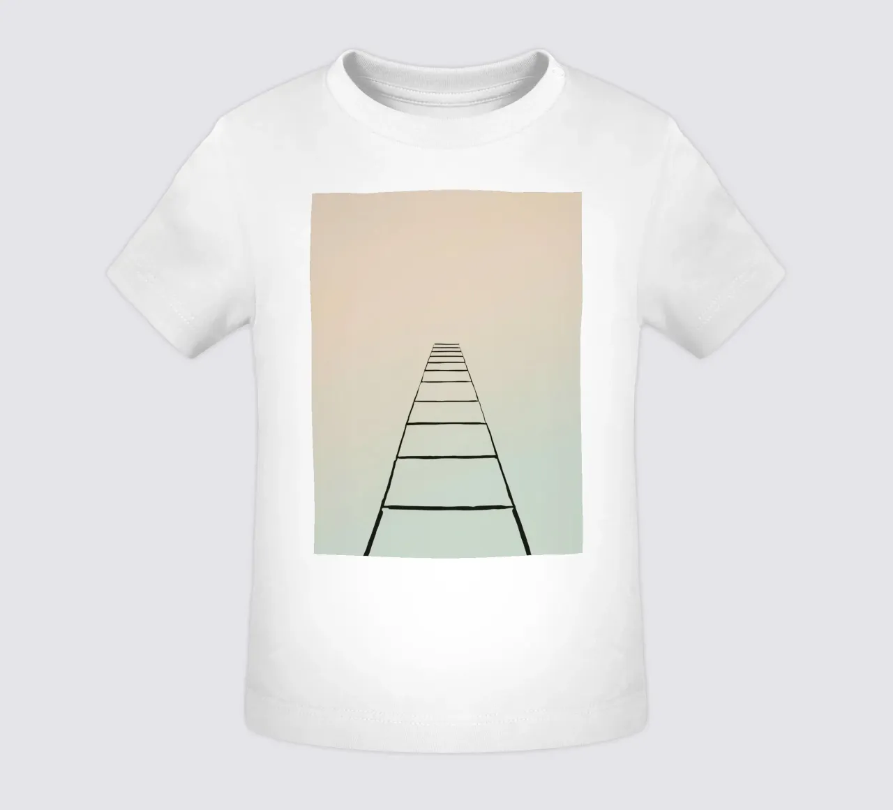 stairway to heaven baby t-shirt by DesignDoodle