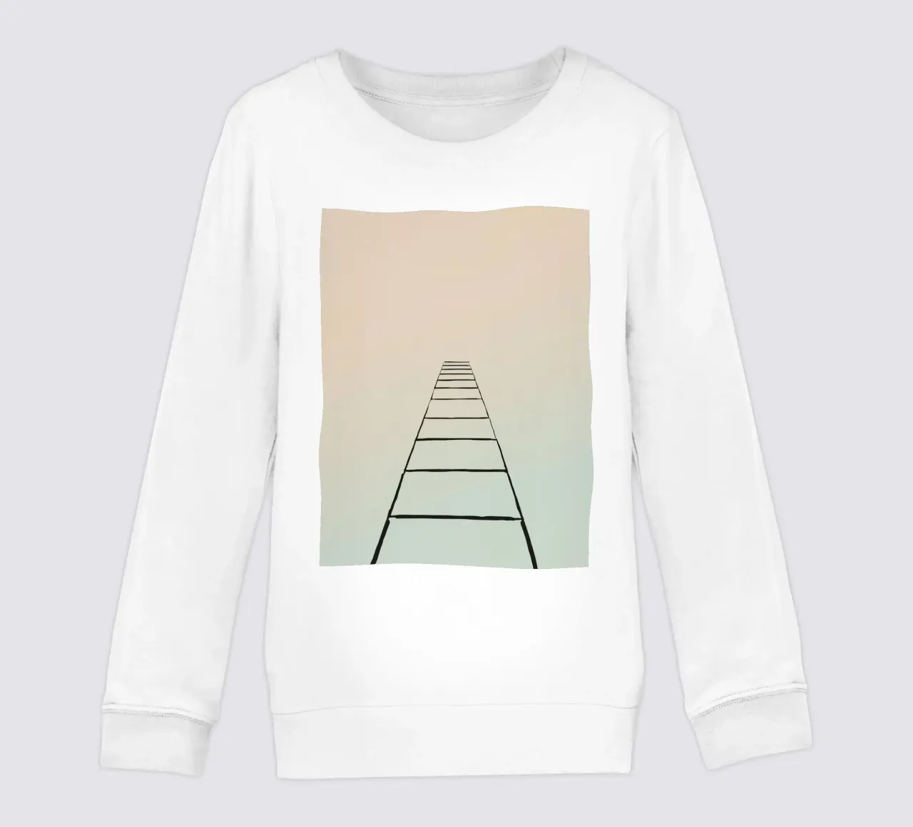 Himmelstreppe Kinder Sweatshirt von DesignDoodle