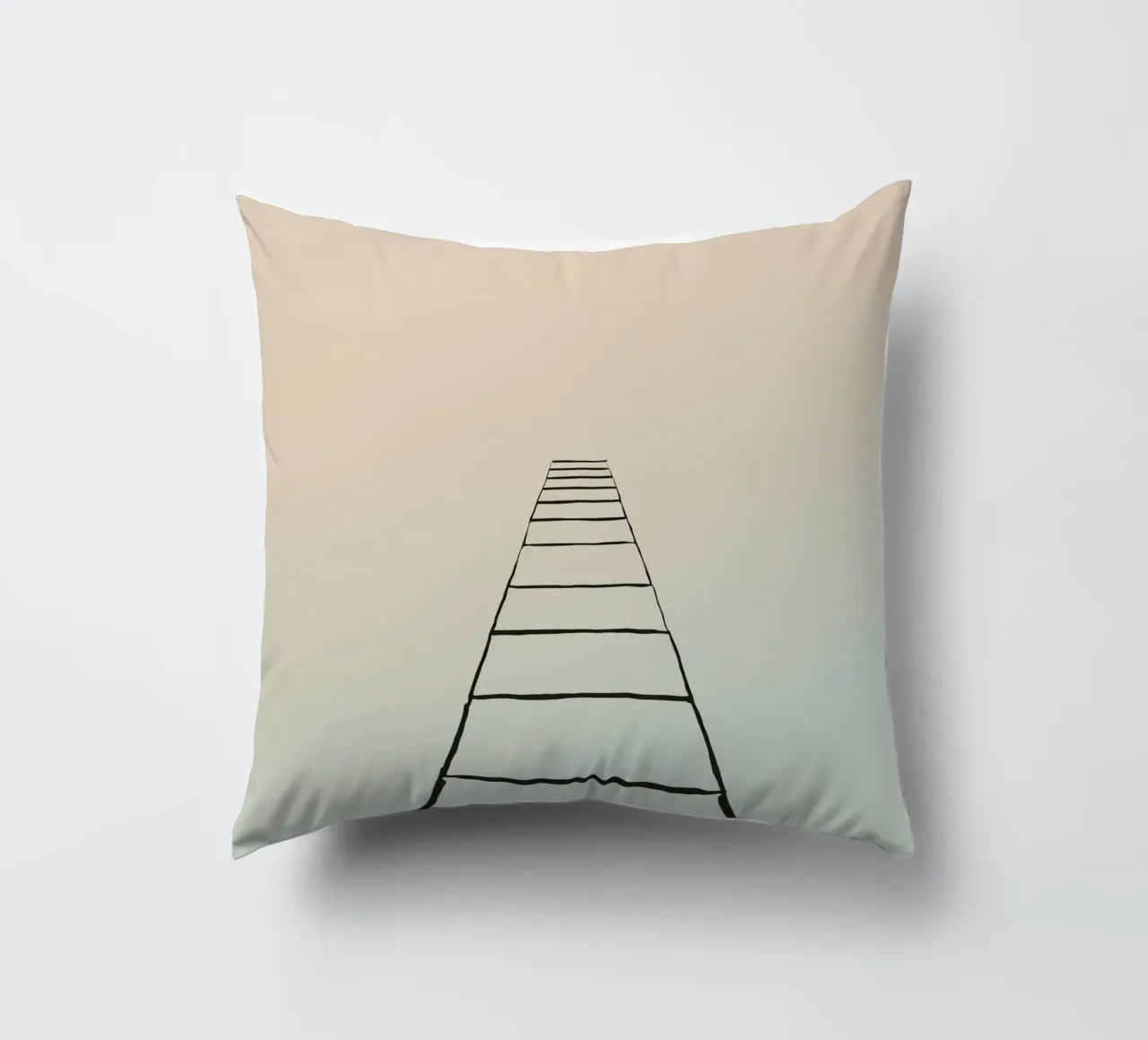 escalera al cielo cojín de DesignDoodle