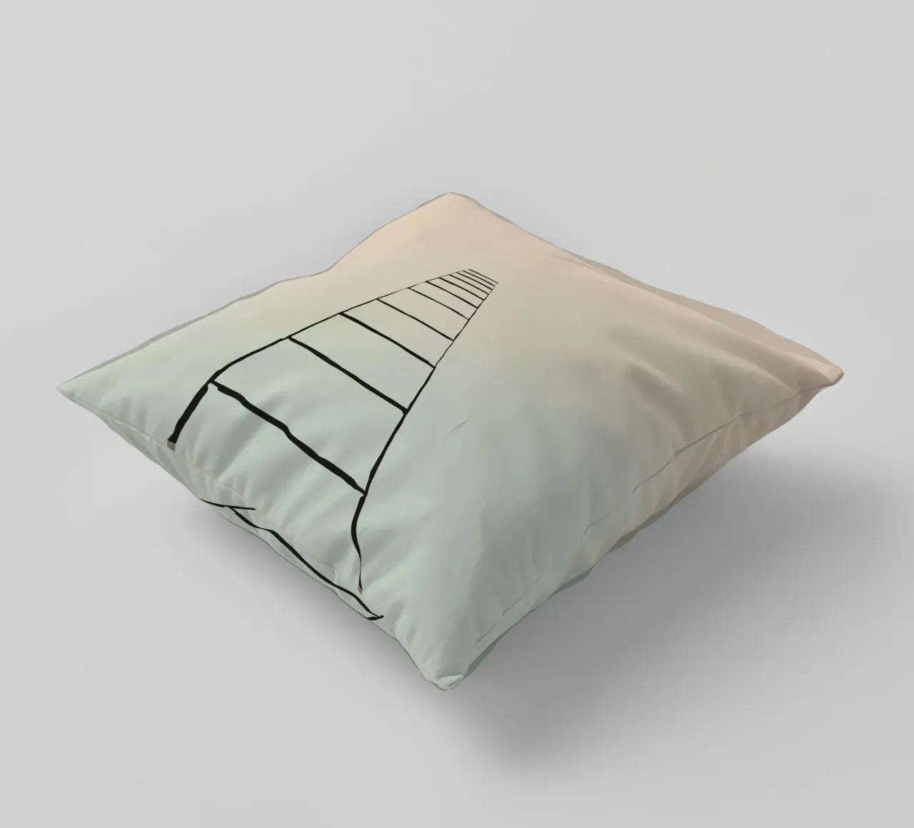 Himmelstreppe Kissen von DesignDoodle