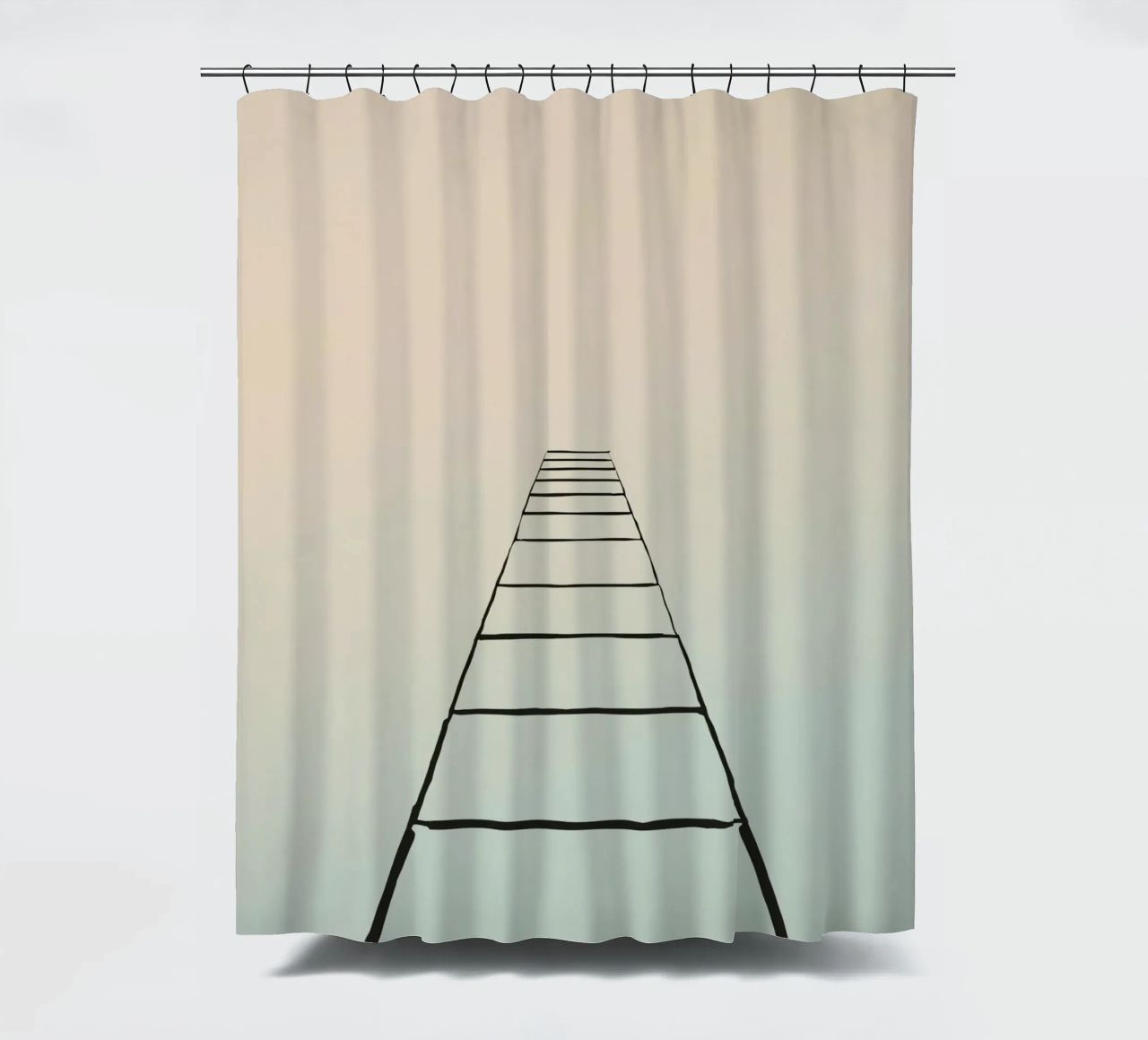 scala per il paradiso tenda da doccia da DesignDoodle