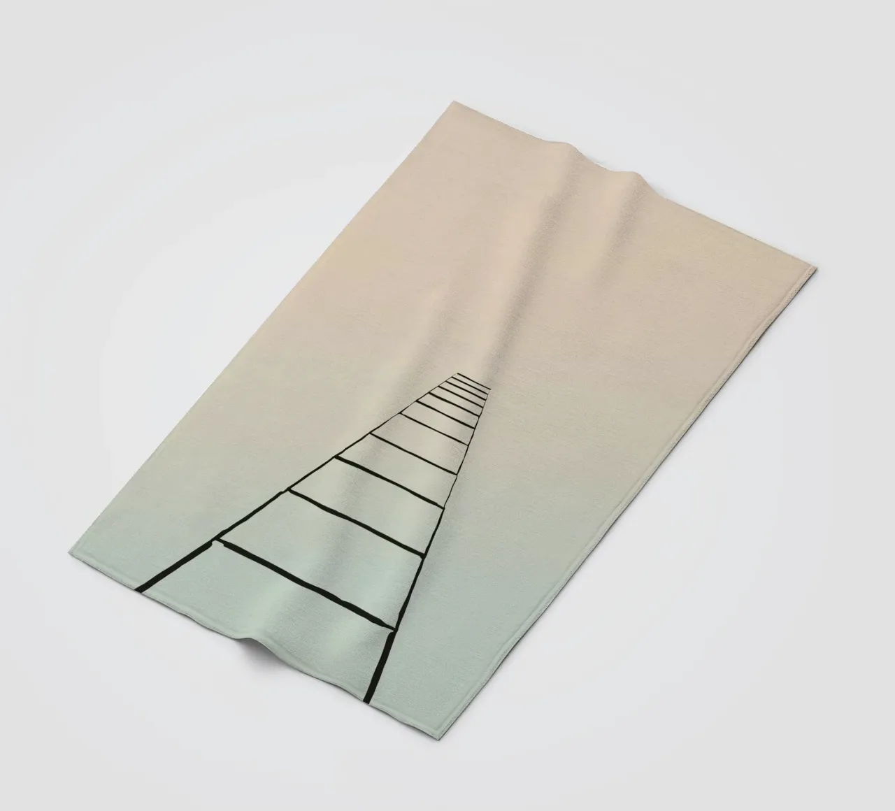 scala per il paradiso coperta in pile da DesignDoodle