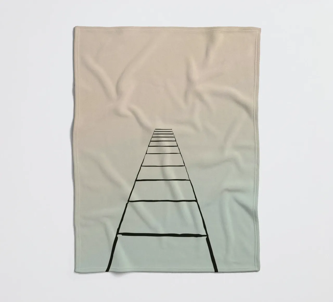 scala per il paradiso coperta in pile da DesignDoodle