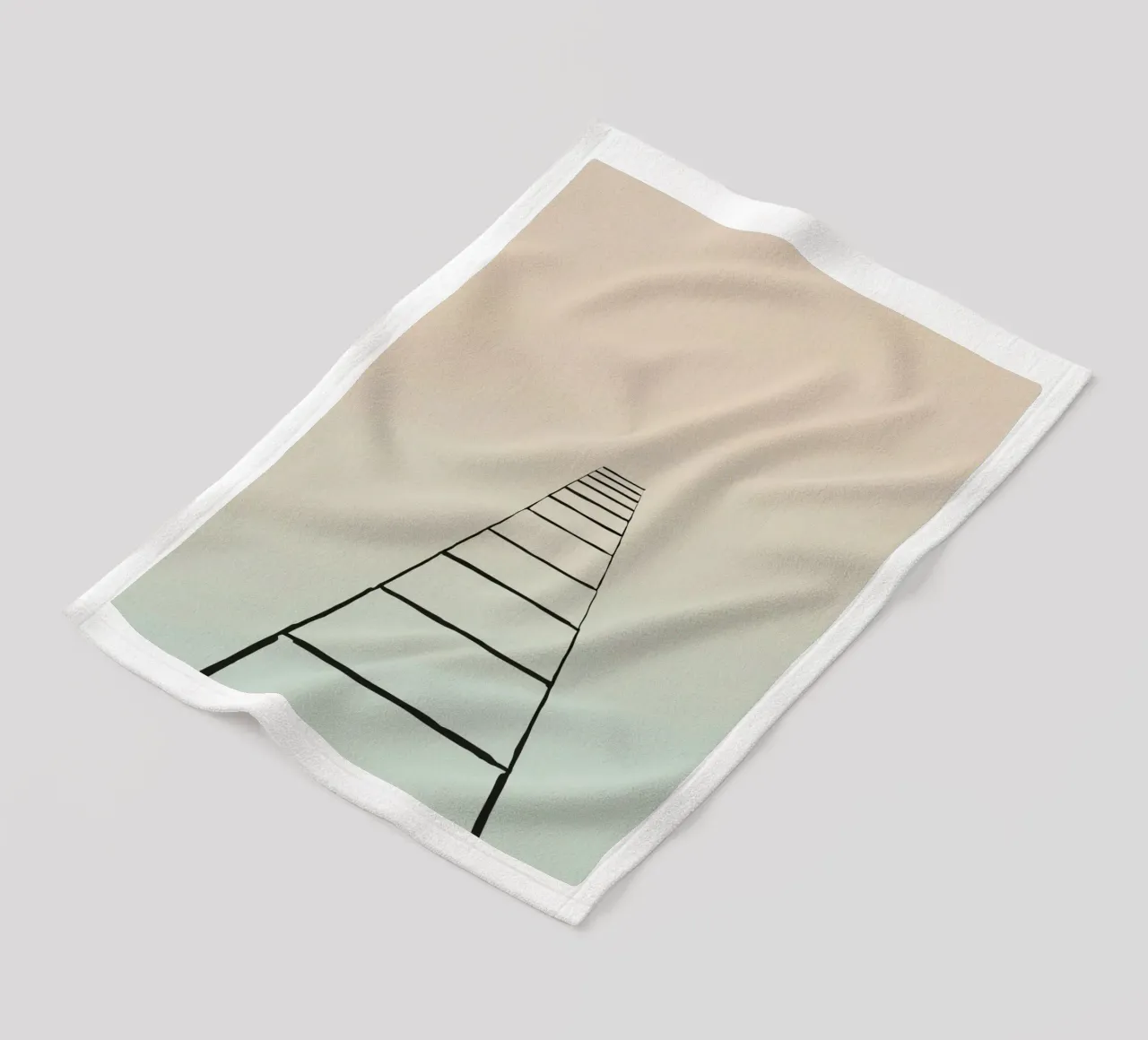 scala per il paradiso coperta in pile da DesignDoodle