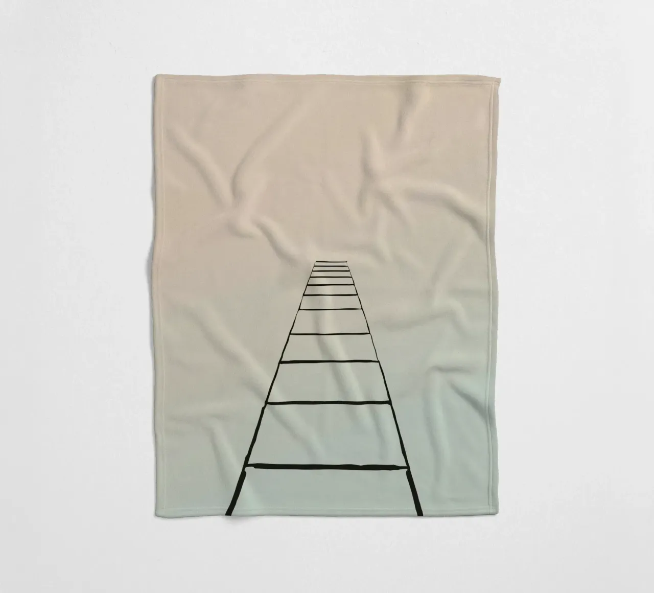 scala per il paradiso coperta in pile da DesignDoodle