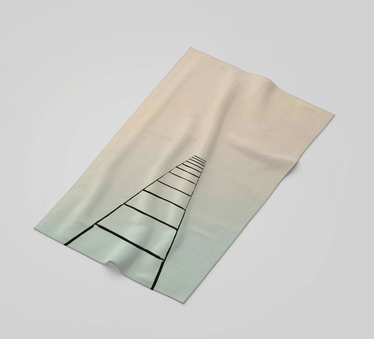 Himmelstreppe Strandtuch von DesignDoodle