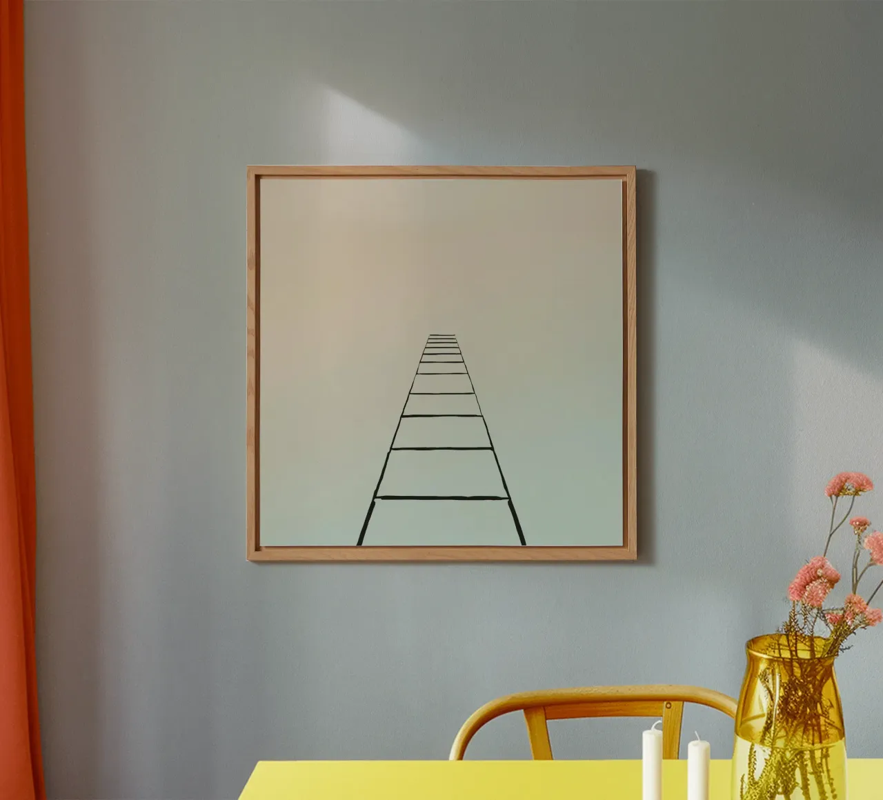 scala per il paradiso alluminio dibond da DesignDoodle