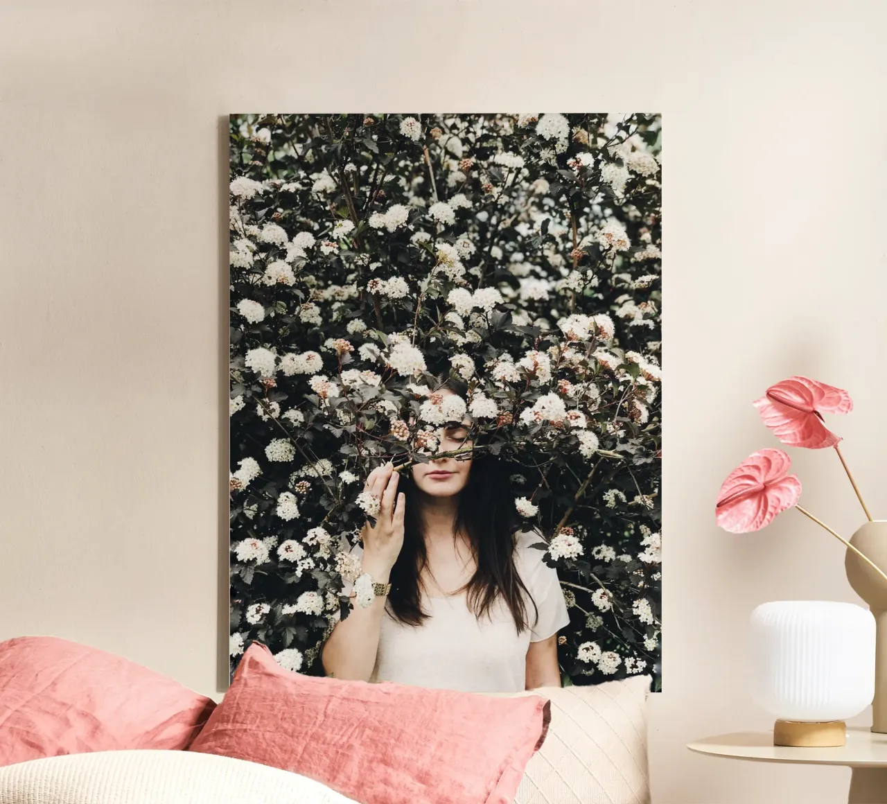 Quiete rustica tela con Cornice a cassetta da PhotoVibe Decor