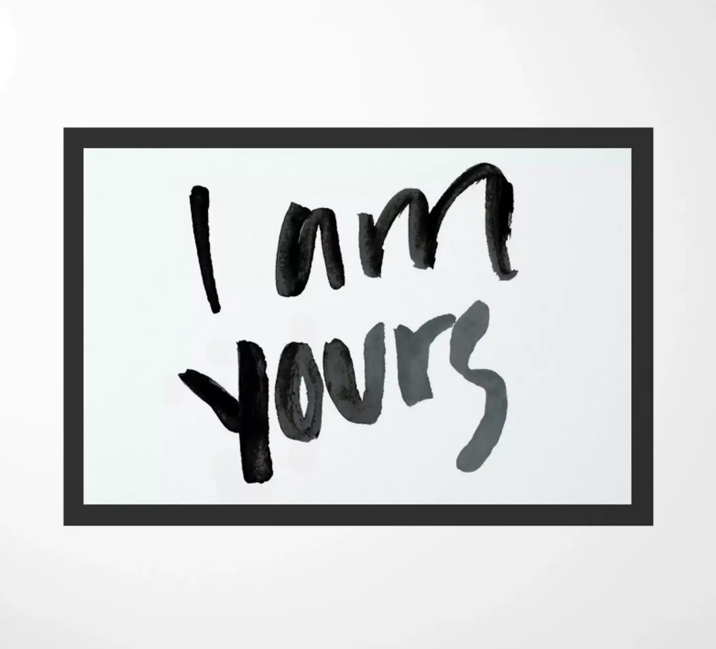 Yours doormat by Magdalena Lindstedt
