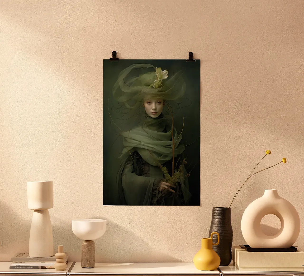 Arte da parete di Imagine poster con telaio in legno da Imagine