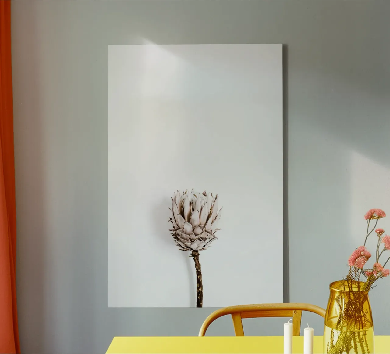 Quiete rustica tela con Cornice a cassetta da PhotoVibe Decor