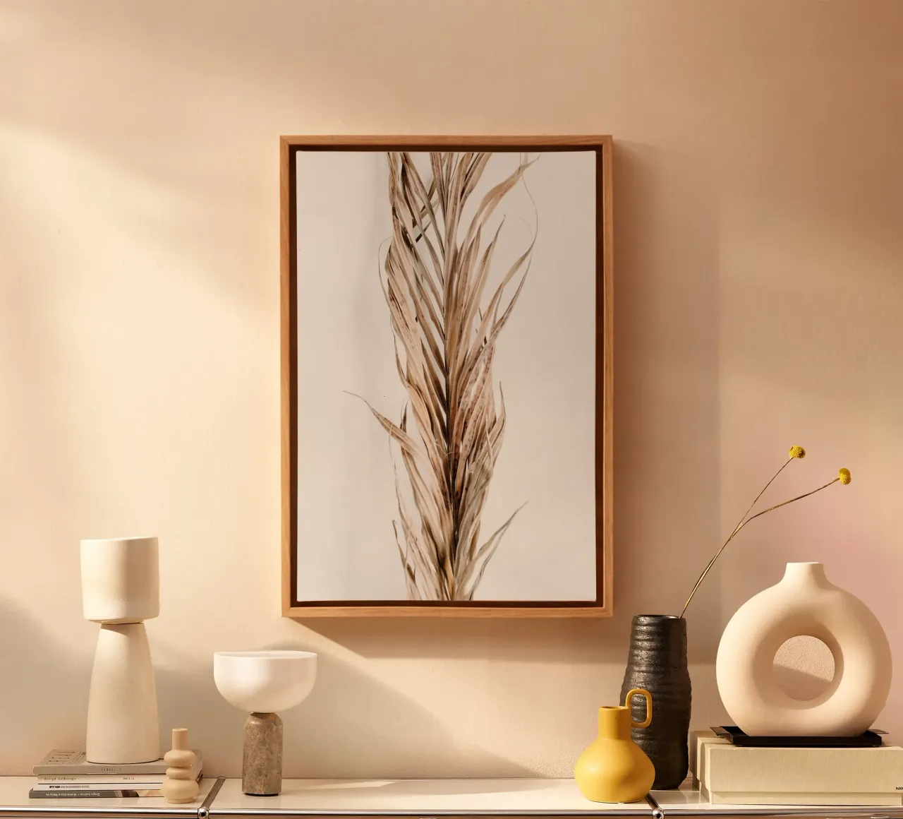 Quiete rustica tela con Cornice a cassetta da PhotoVibe Decor