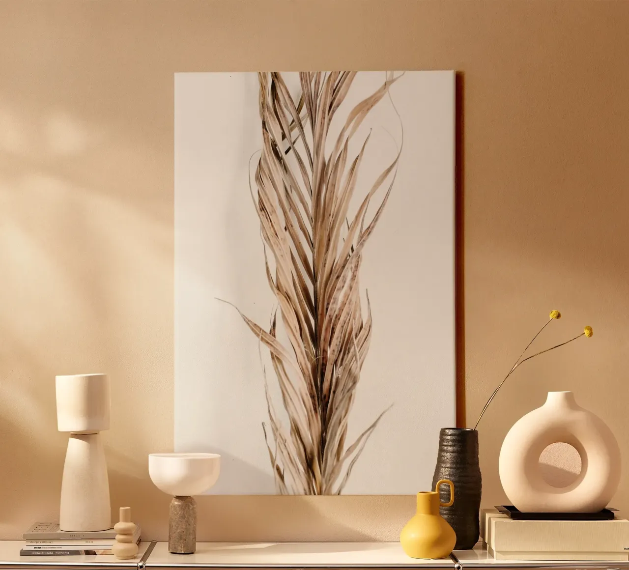 Quiete rustica tela con Cornice a cassetta da PhotoVibe Decor