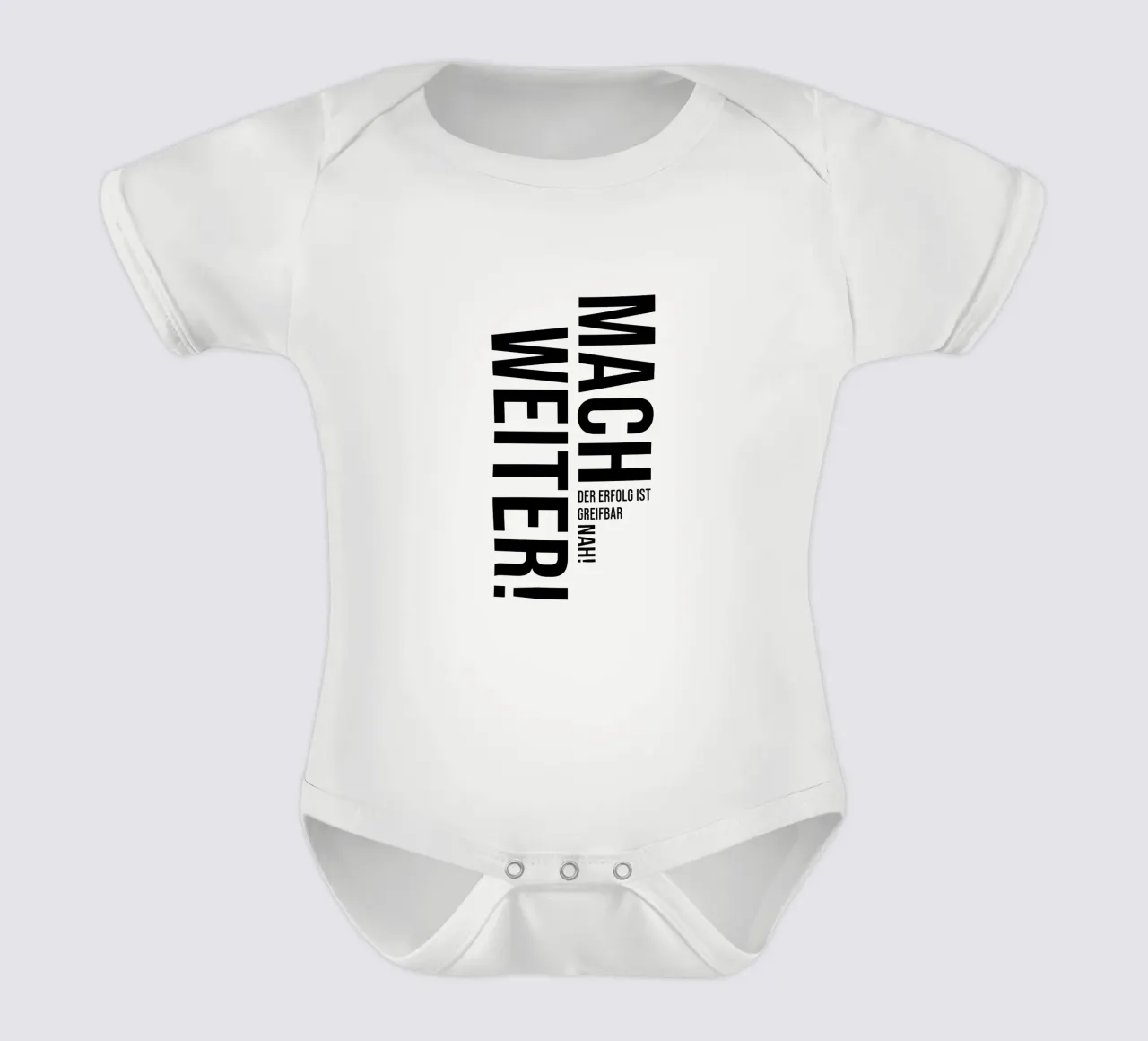 Continue babyrompertje korte mouwen van YV TYPOGRAPHY