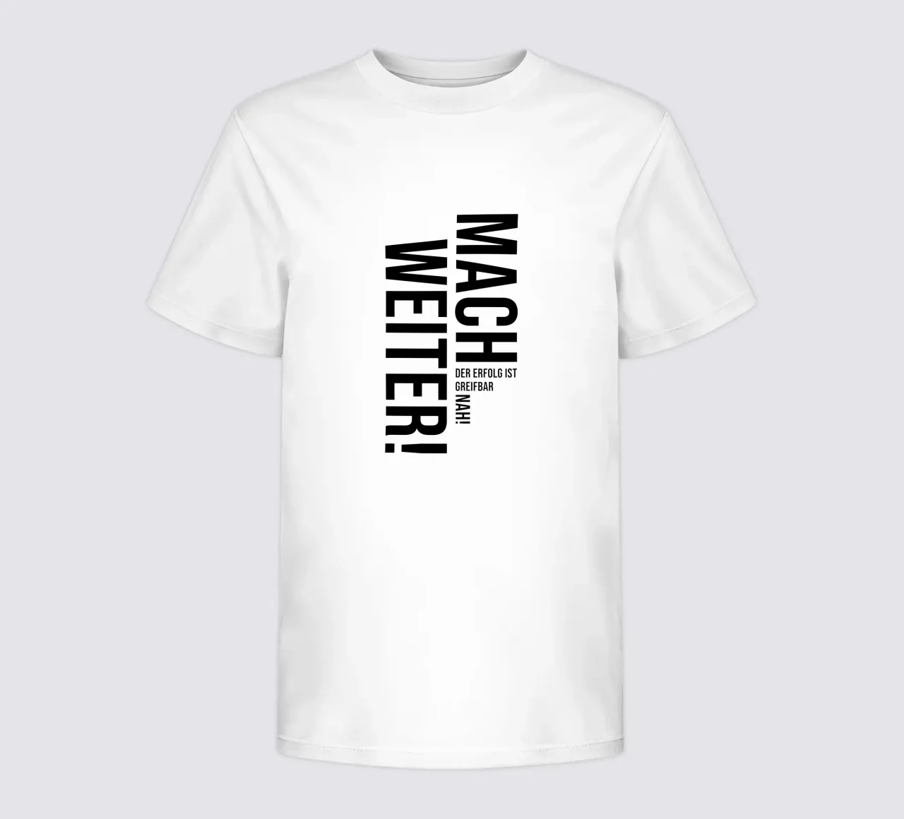 Ga verder kinder t-shirt van YV TYPOGRAPHY