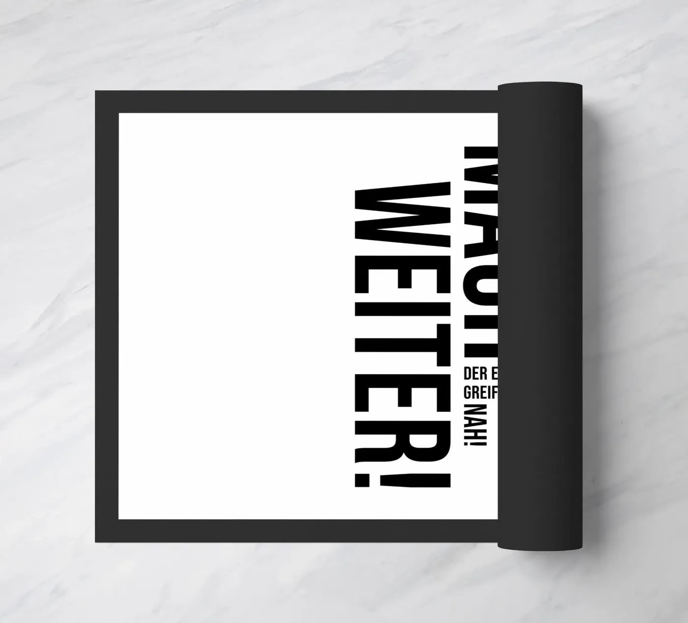 Continue paillasson de YV TYPOGRAPHY