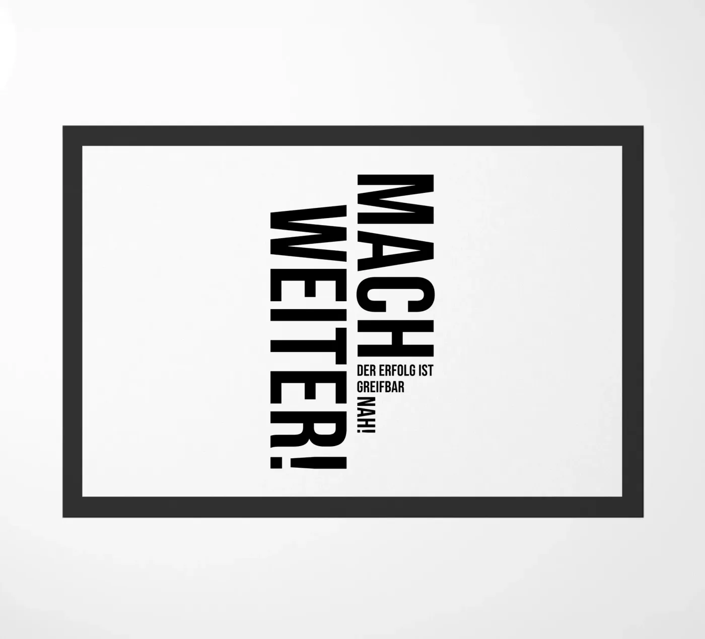 Continue paillasson de YV TYPOGRAPHY