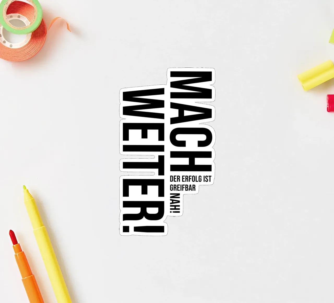 Continue sticker by YV TYPOGRAPHY