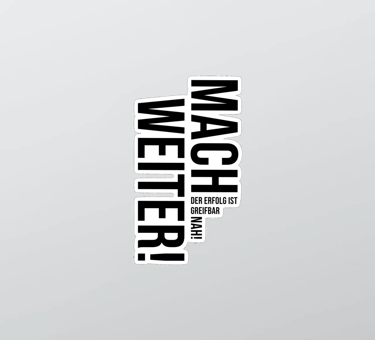 Continue sticker by YV TYPOGRAPHY