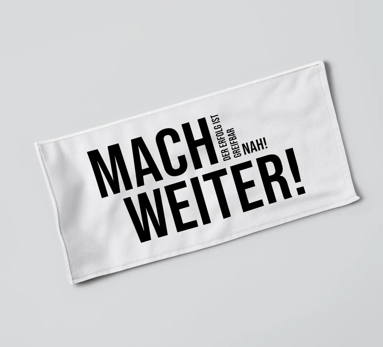 Continue towel by YV TYPOGRAPHY