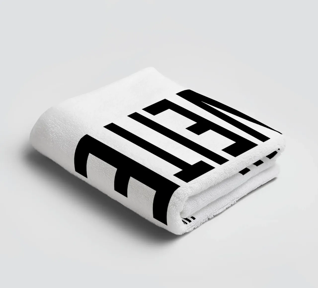 Continue towel by YV TYPOGRAPHY