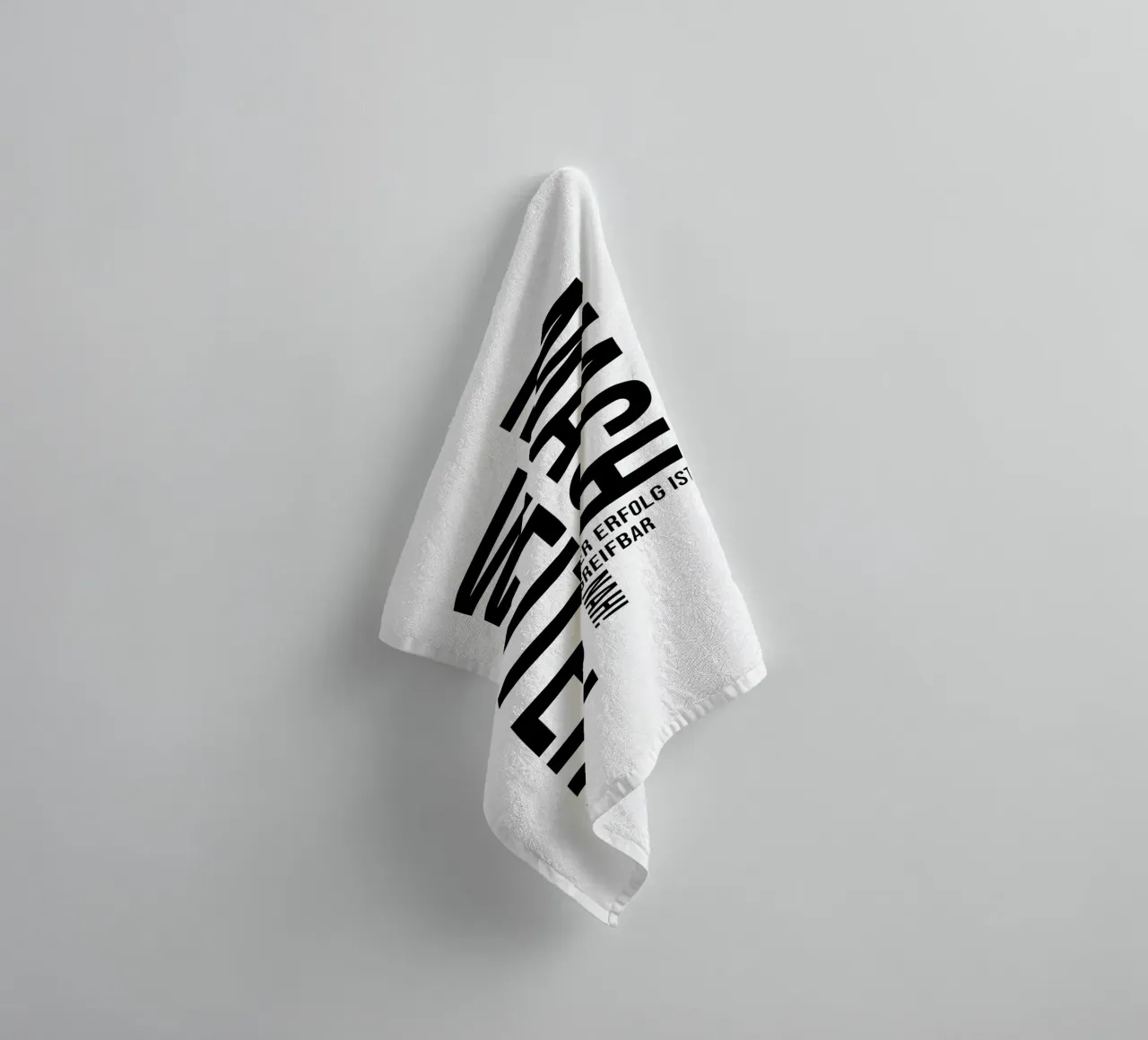 Continue towel by YV TYPOGRAPHY