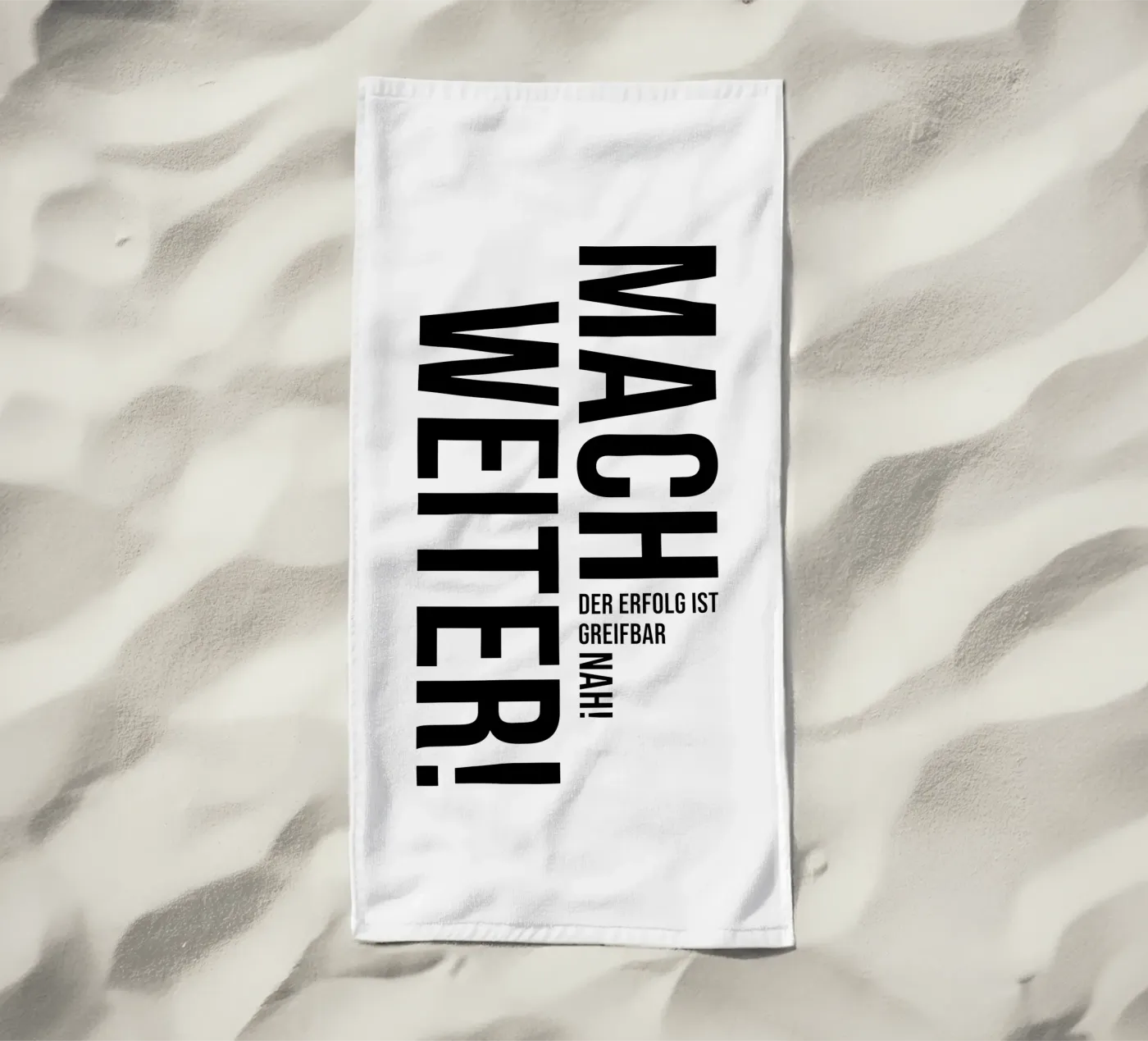 Continue serviette de plage de YV TYPOGRAPHY