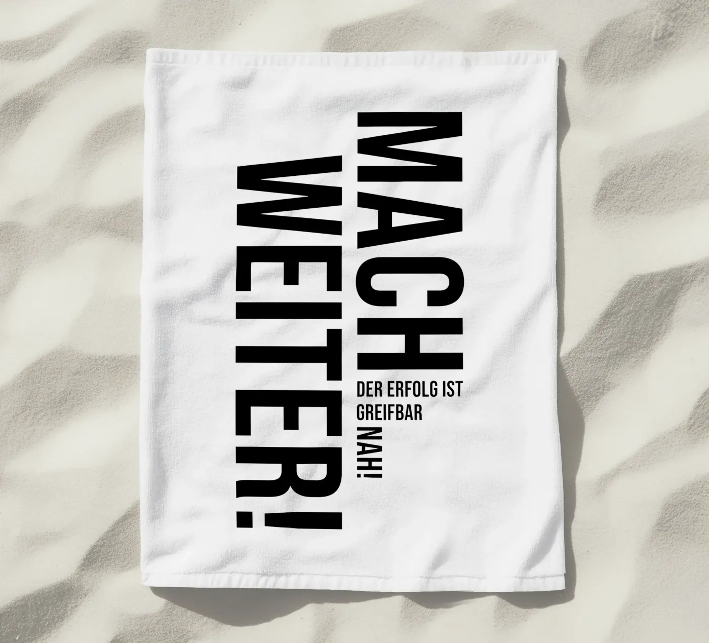 Continue serviette de plage de YV TYPOGRAPHY