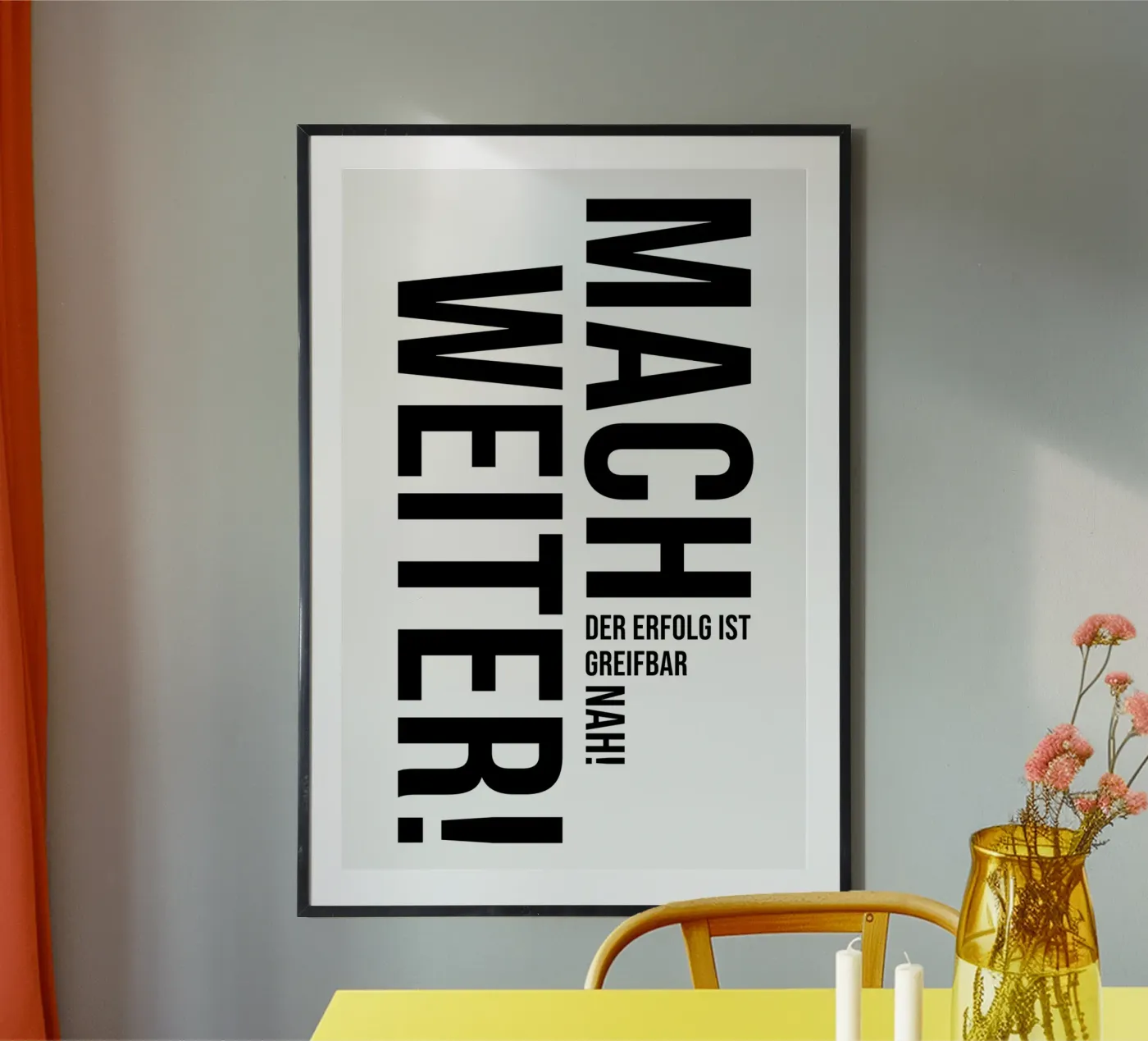 Continue poster da YV TYPOGRAPHY