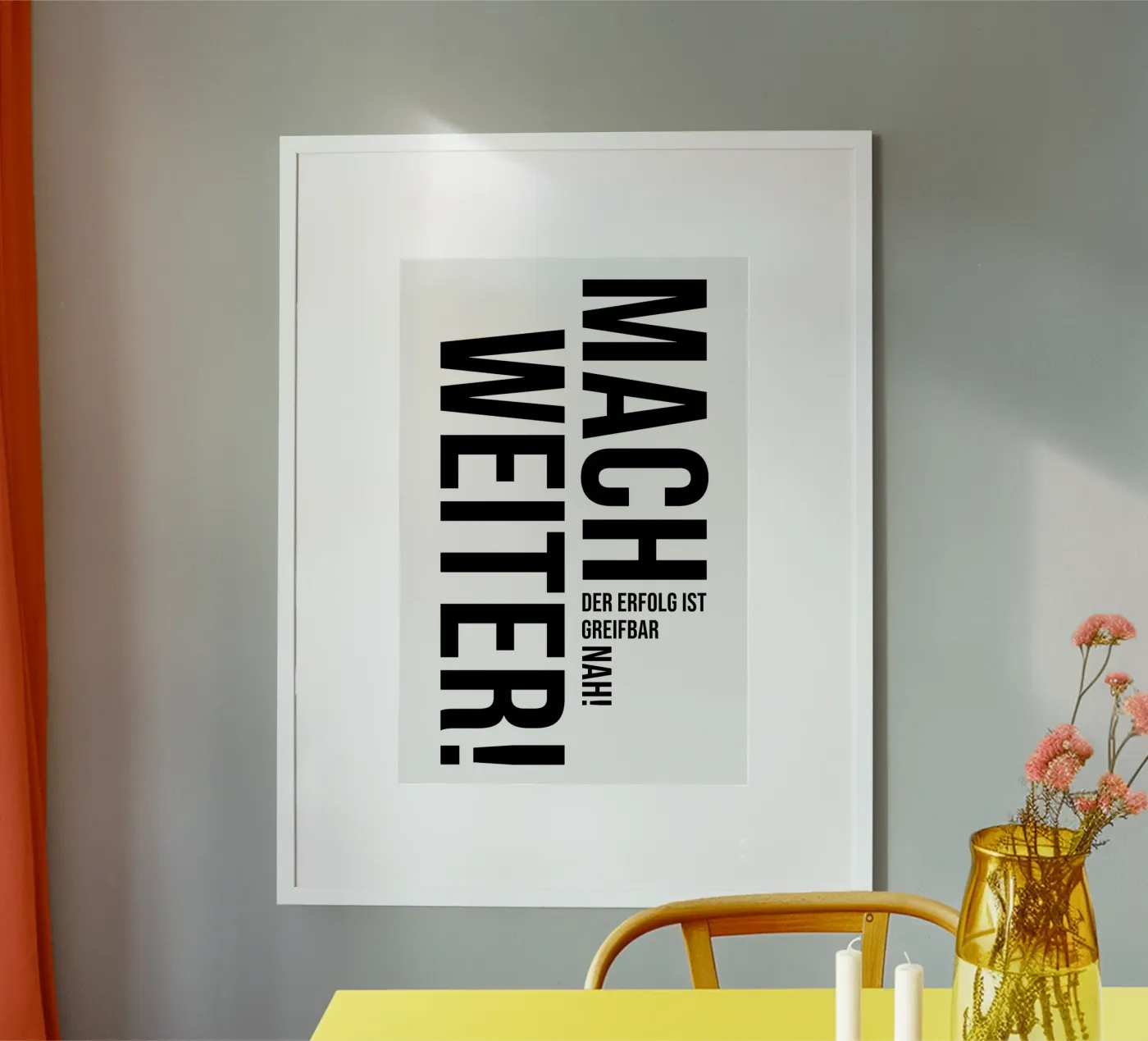 Continue poster da YV TYPOGRAPHY