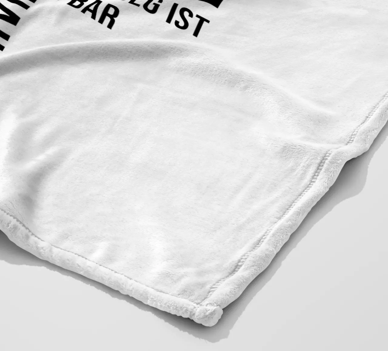 Continue Fleecedecke von YV TYPOGRAPHY